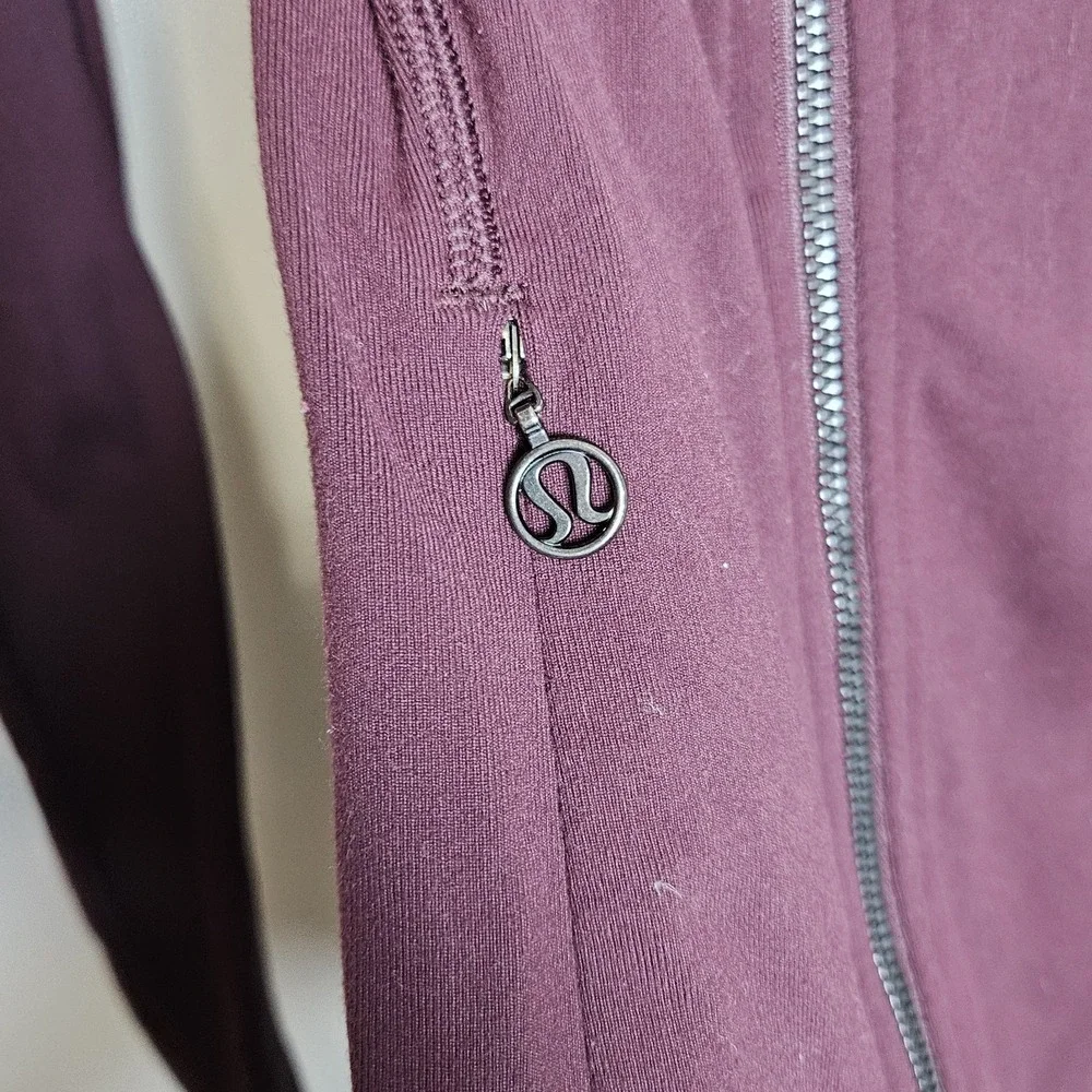 Lululemon Kanto Catch Me Jacket Women's Size‎ 6 Bordeaux Drama